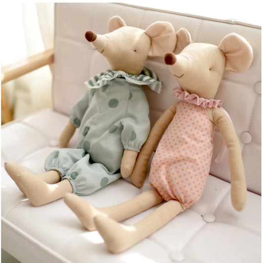 Mr & Mrs Mouse Soft Touch Dolls - Jasmine and Jade Interiors