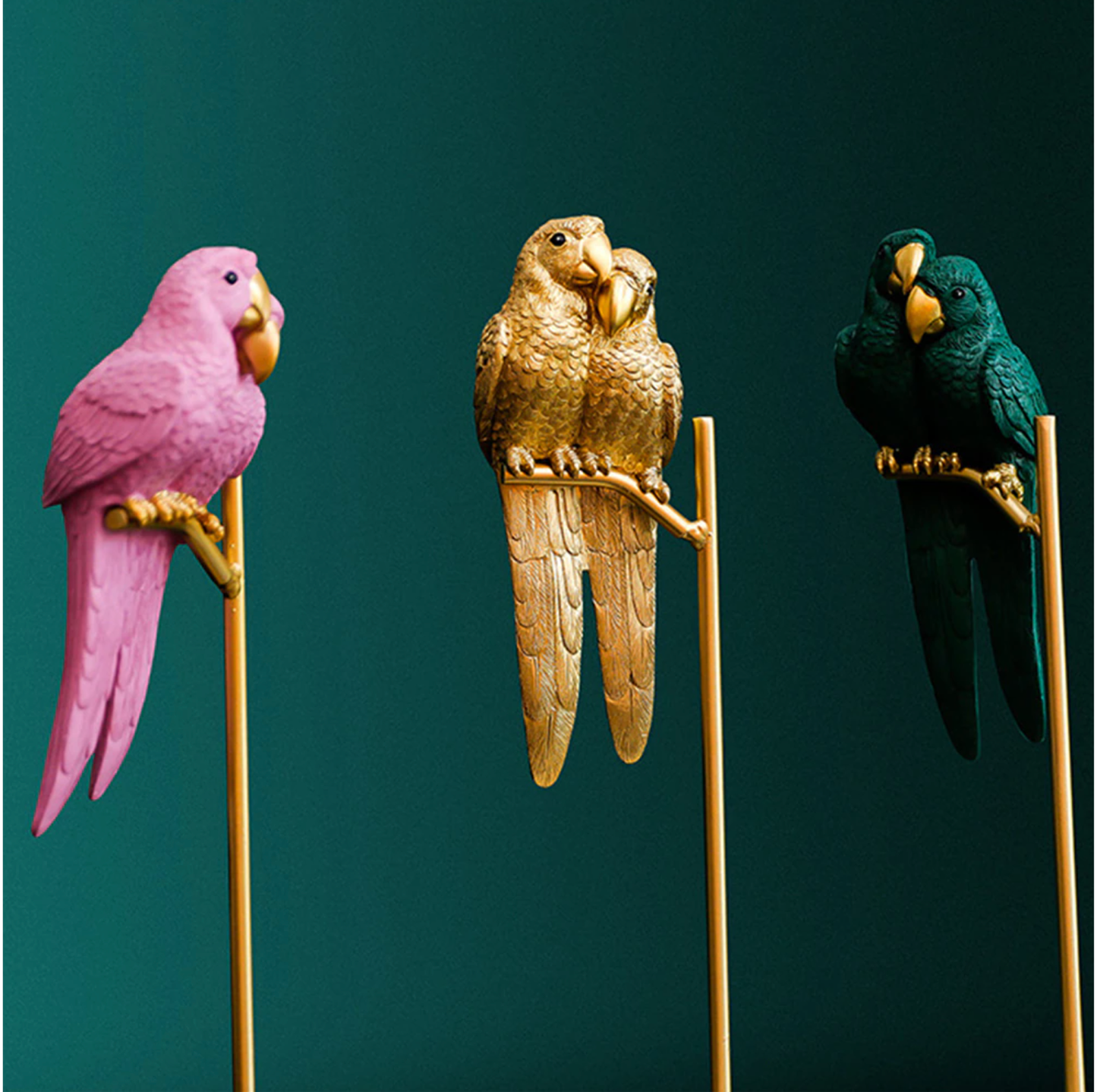 Lovebird Ornaments - 3 Colours - Jasmine and Jade Interiors
