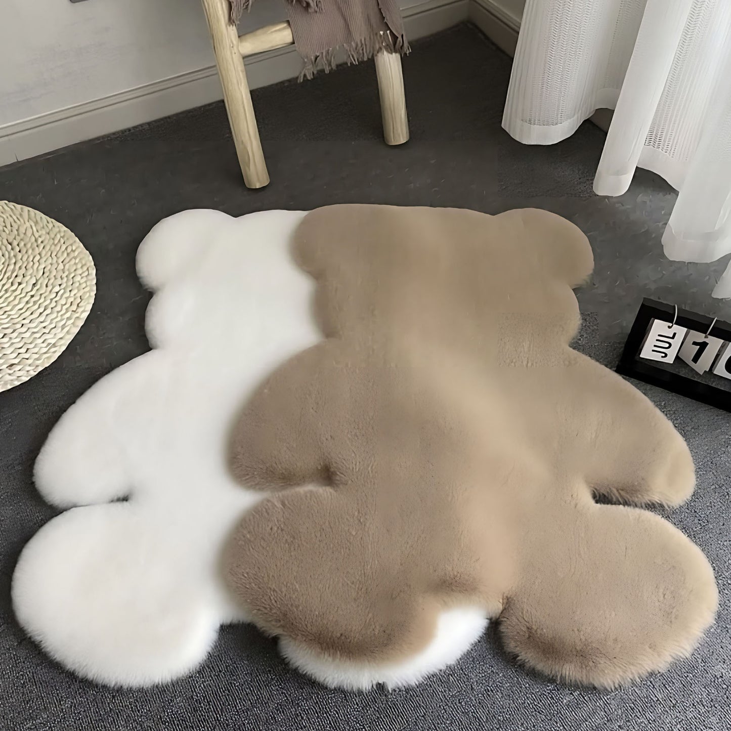 Soft Fur Teddy Rug