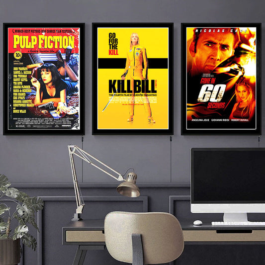 Kill Bill - Vol 1 - LED Backlit Movie Framed Art