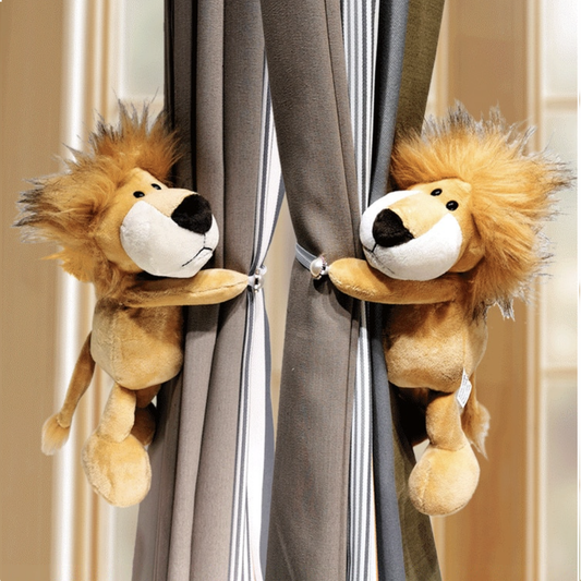 Plush Animal Curtain Tiebacks (Pair) - 8 Styles