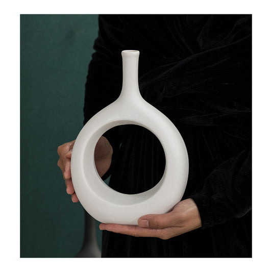 Boho Decor Black or White Vases - Jasmine and Jade Interiors