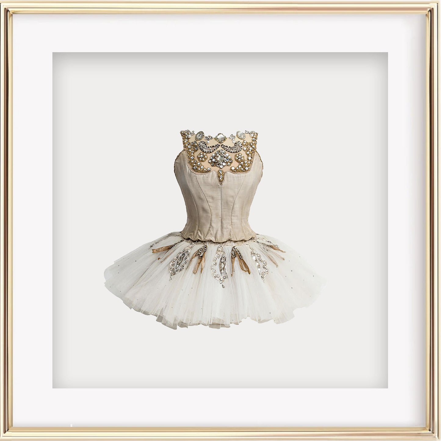 Girls pink & gold bedroom ballet art posters