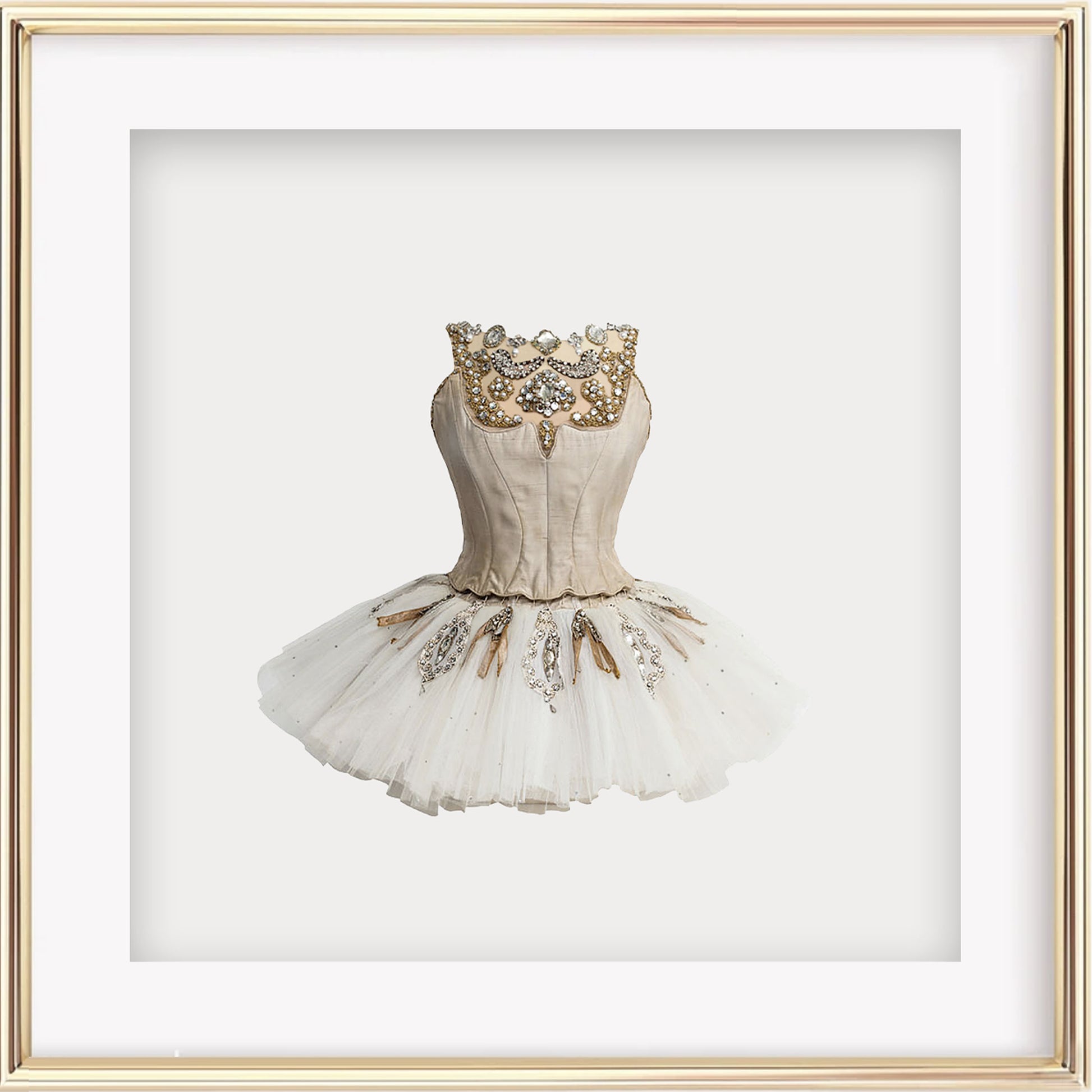 Girls pink & gold bedroom ballet art posters