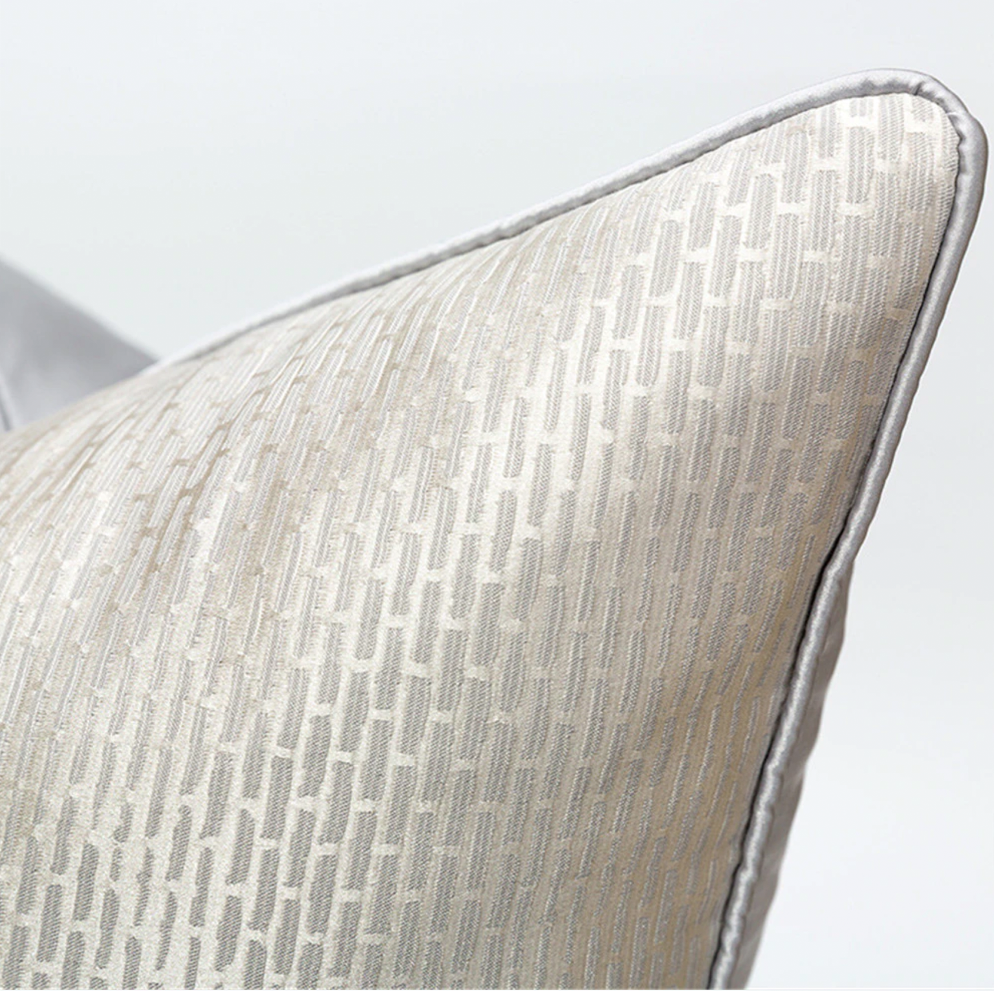 Beige Shimmer Cushion - 45 x 45cm - Jasmine and Jade Interiors