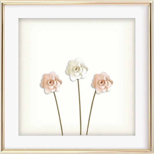 Lovely 3D Rose Art Print - Jasmine and Jade Interiors