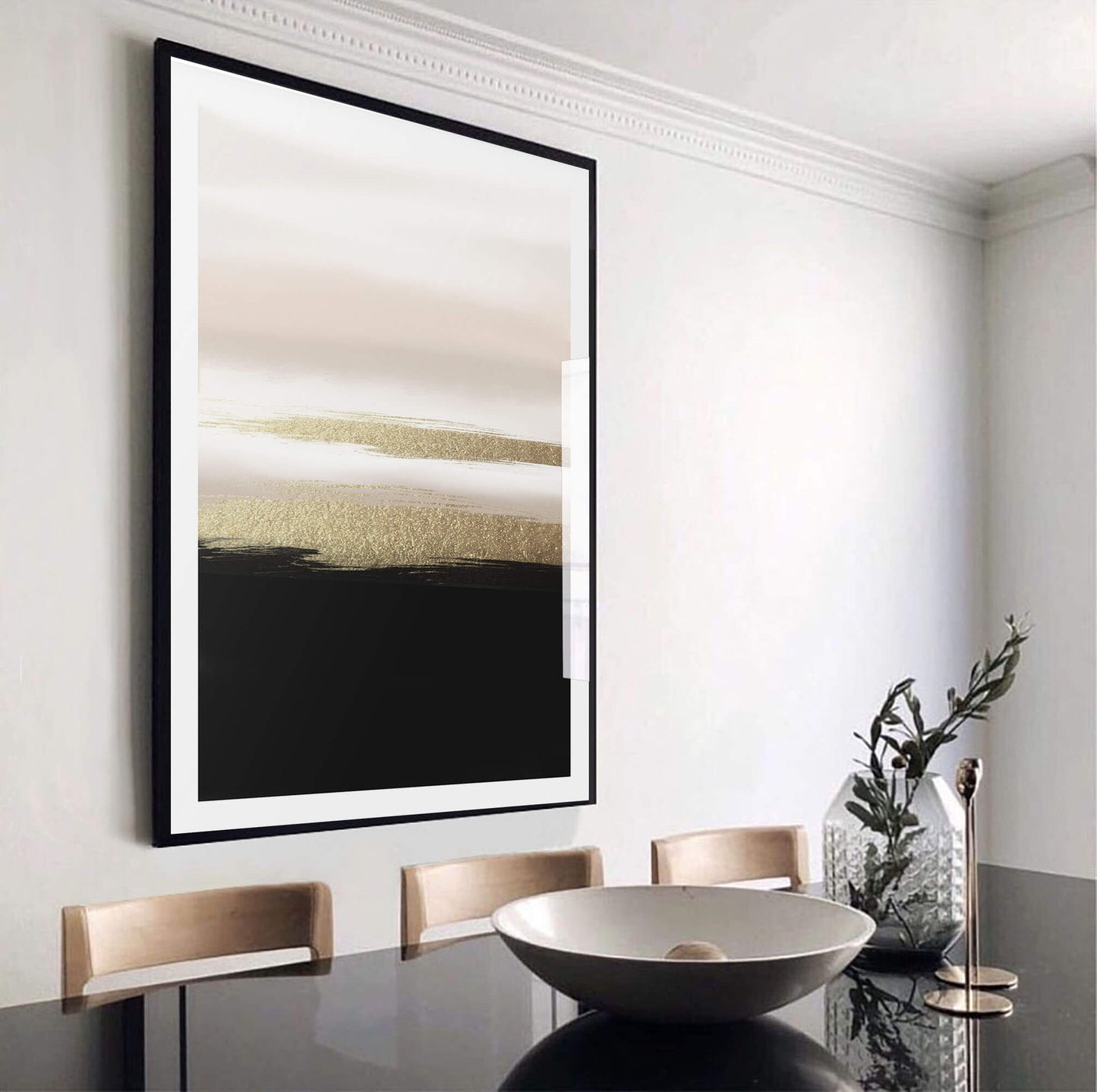 Gold Horizon (A) Art Print