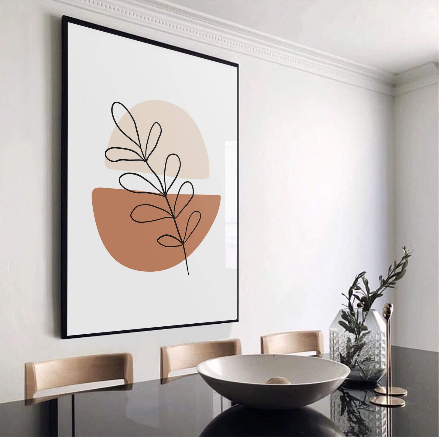 Boho Leaf Art Print