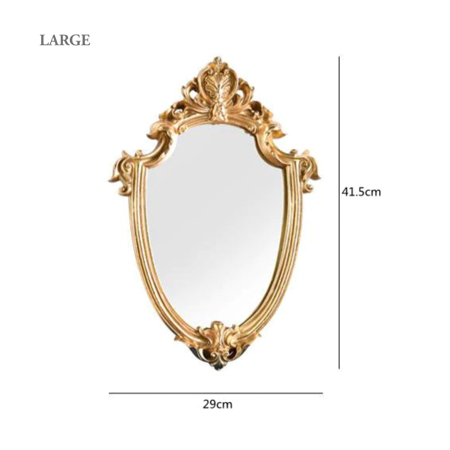 Golden Princess Mirror's - Jasmine and Jade Interiors