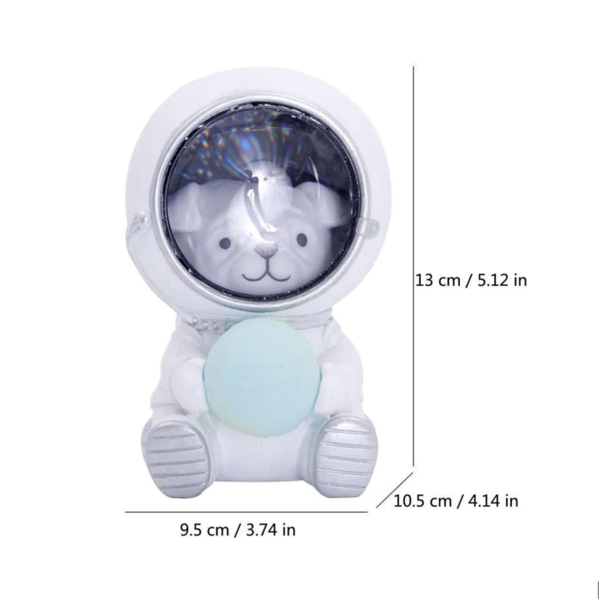 Cute Animal Astronaut Nightlight - Kitten, Puppy or Bear - Jasmine and Jade Interiors