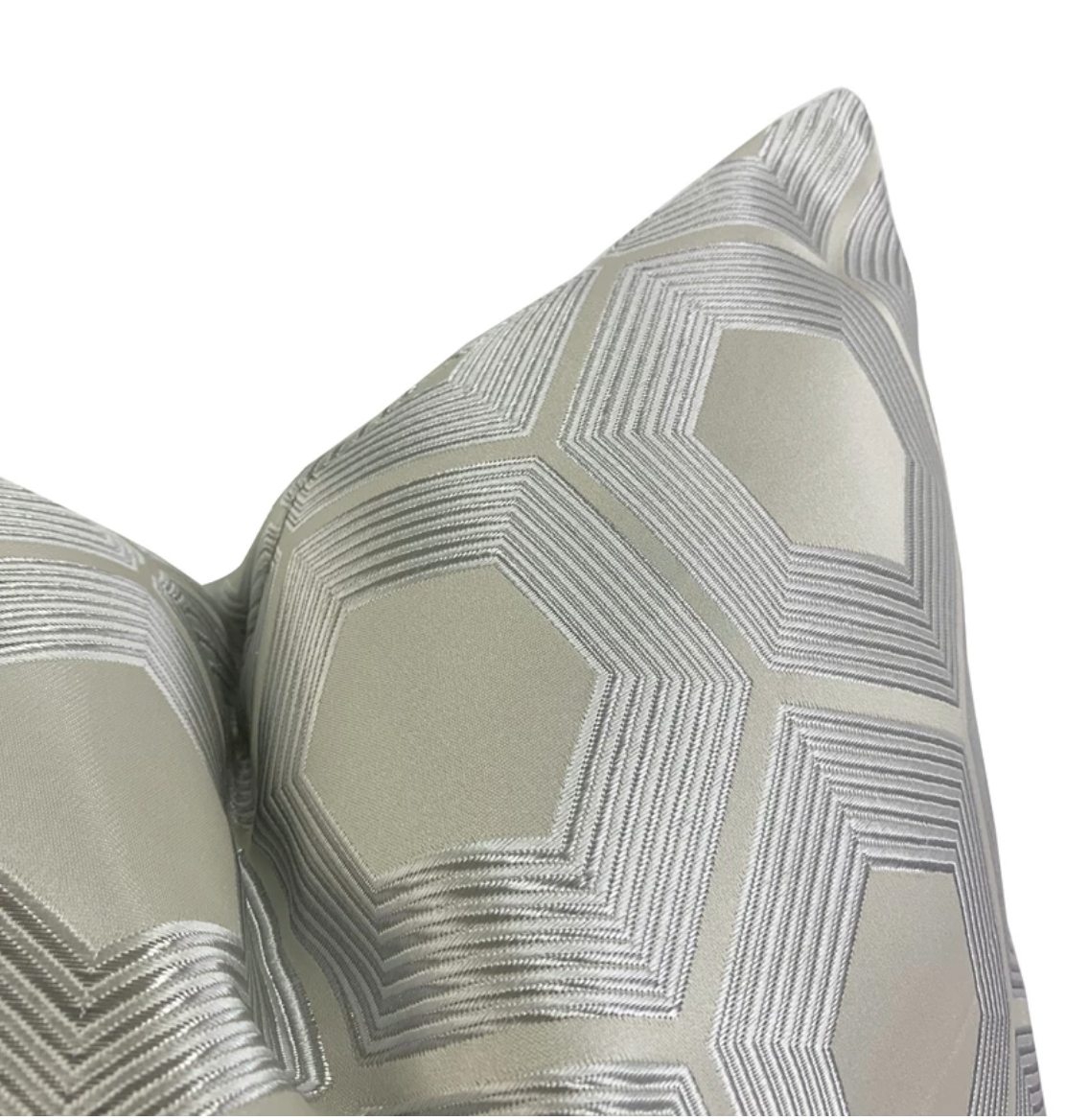 Contemporary Hexagon Cushion - 45 x 45cm - Jasmine and Jade Interiors