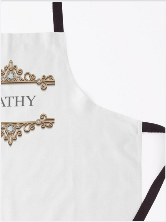 Pearsanaithe Ríoga Óir & Diamond Apron