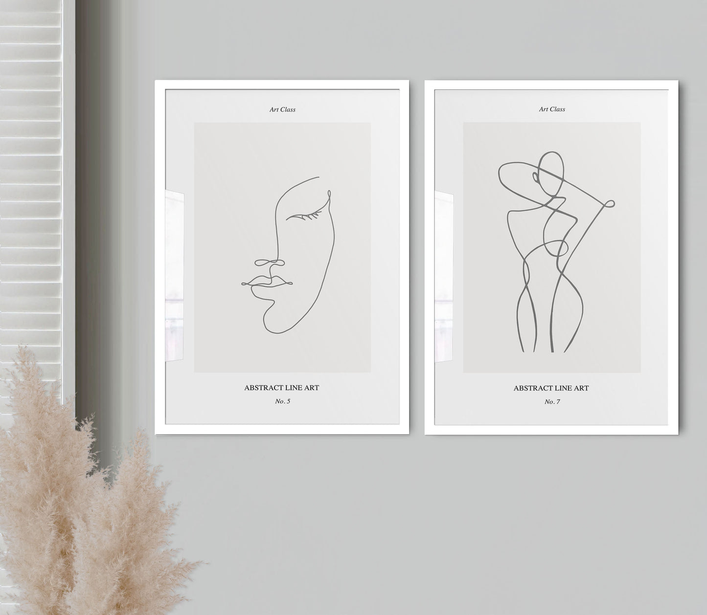 Couture - Line Art Print No.7 - Jasmine and Jade Interiors
