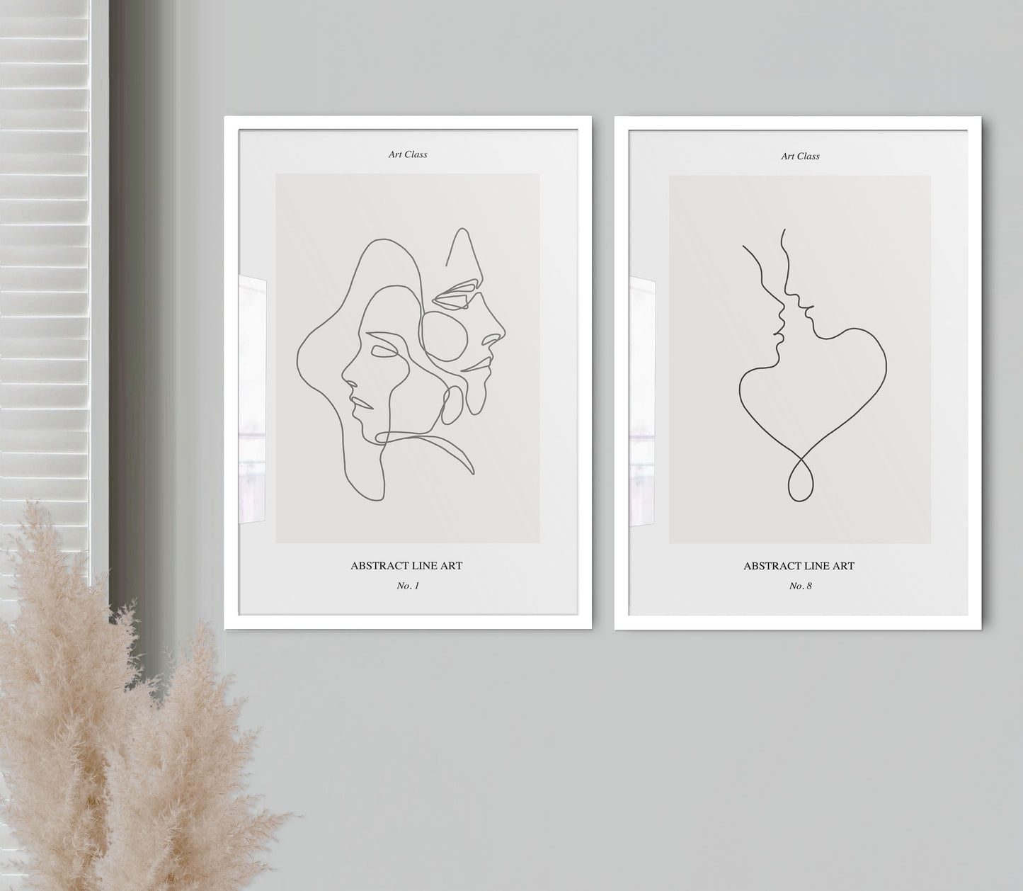 Entwined - Line Art Print No.1 - Jasmine and Jade Interiors
