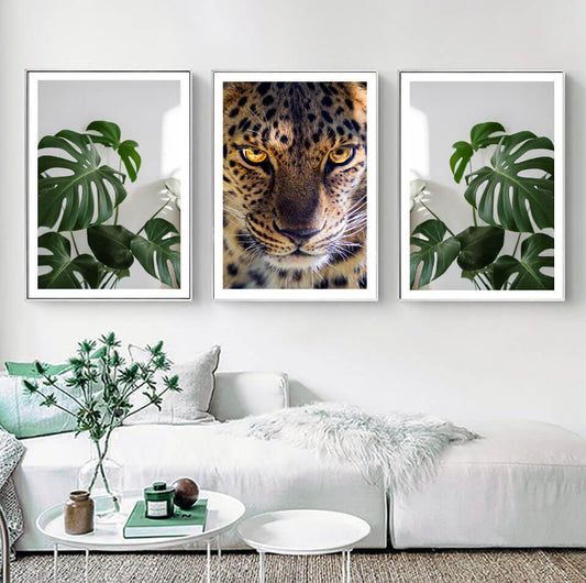 Fierce Leopard Art Print