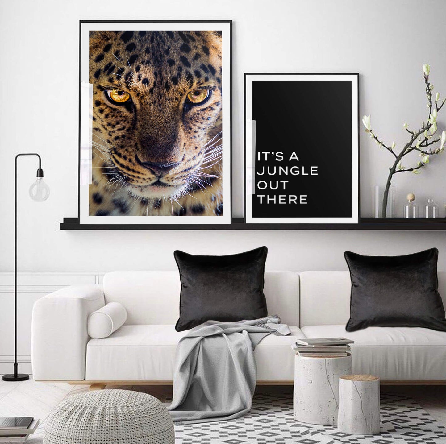 Fierce Leopard Art Print