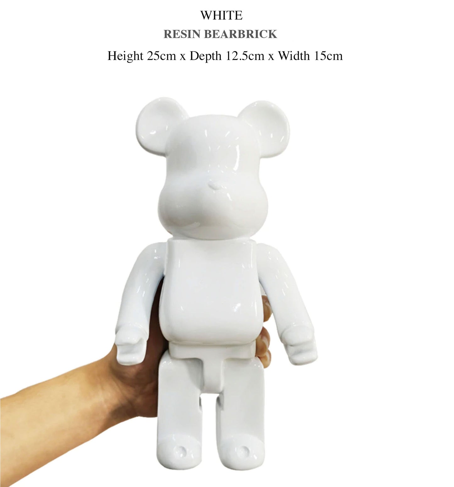 Bearbricks metallic kids ornament, teddy bear. Available in Silver and gold. More colours