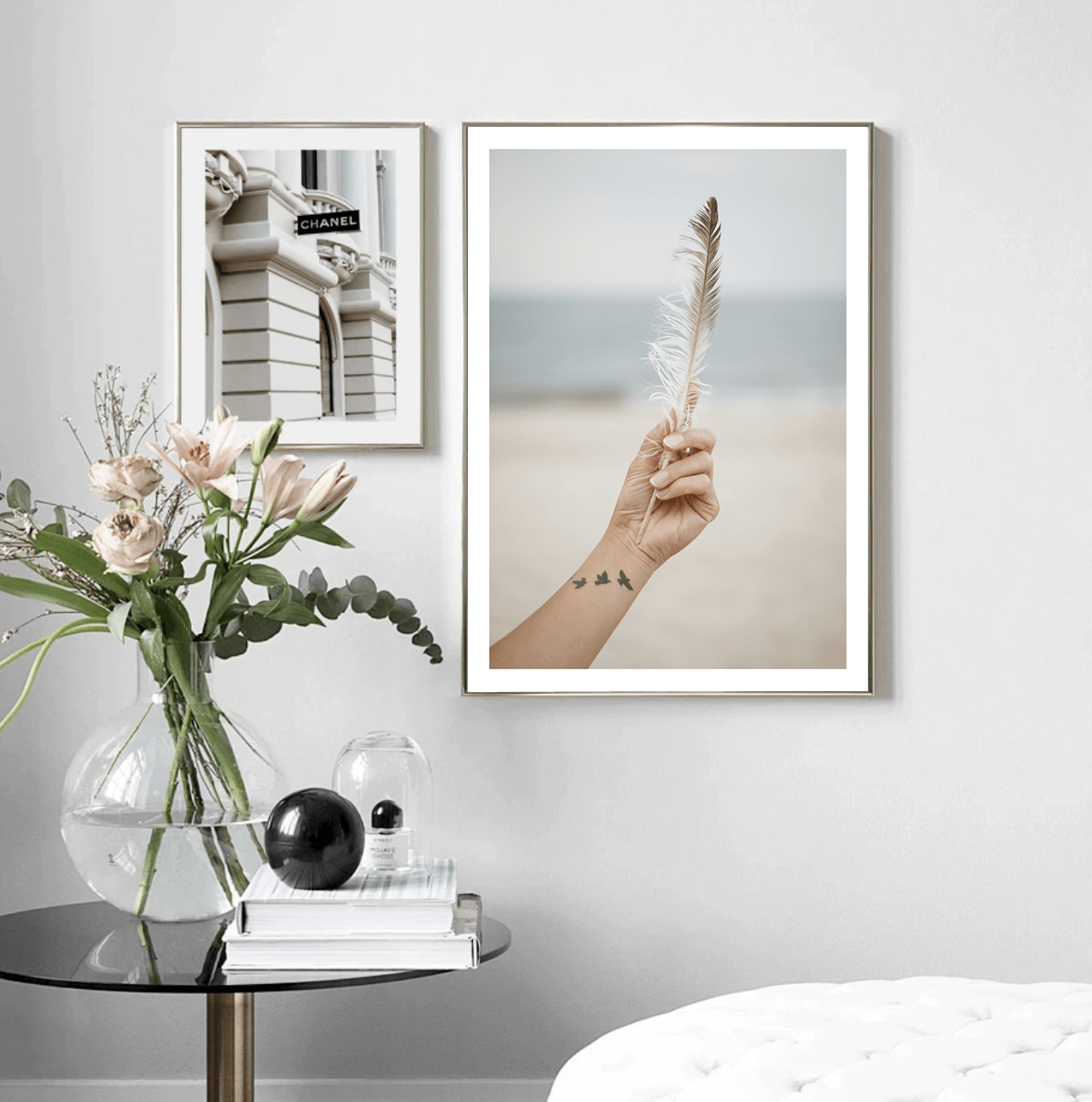 Beach Feather Art Print