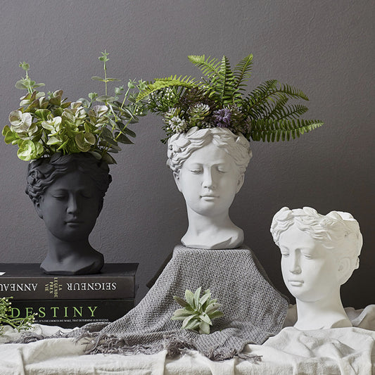 Greek Goddess Vases - Jasmine and Jade Interiors