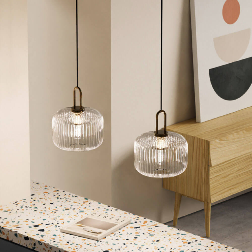 Lumiere Clear Glass Pendant Lights