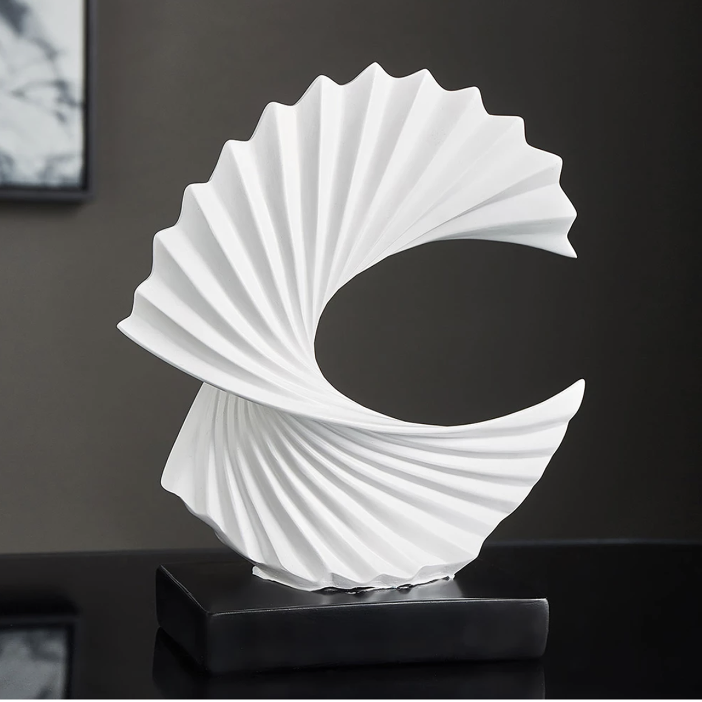 Modern Wave Sculptures - Jasmine and Jade Interiors