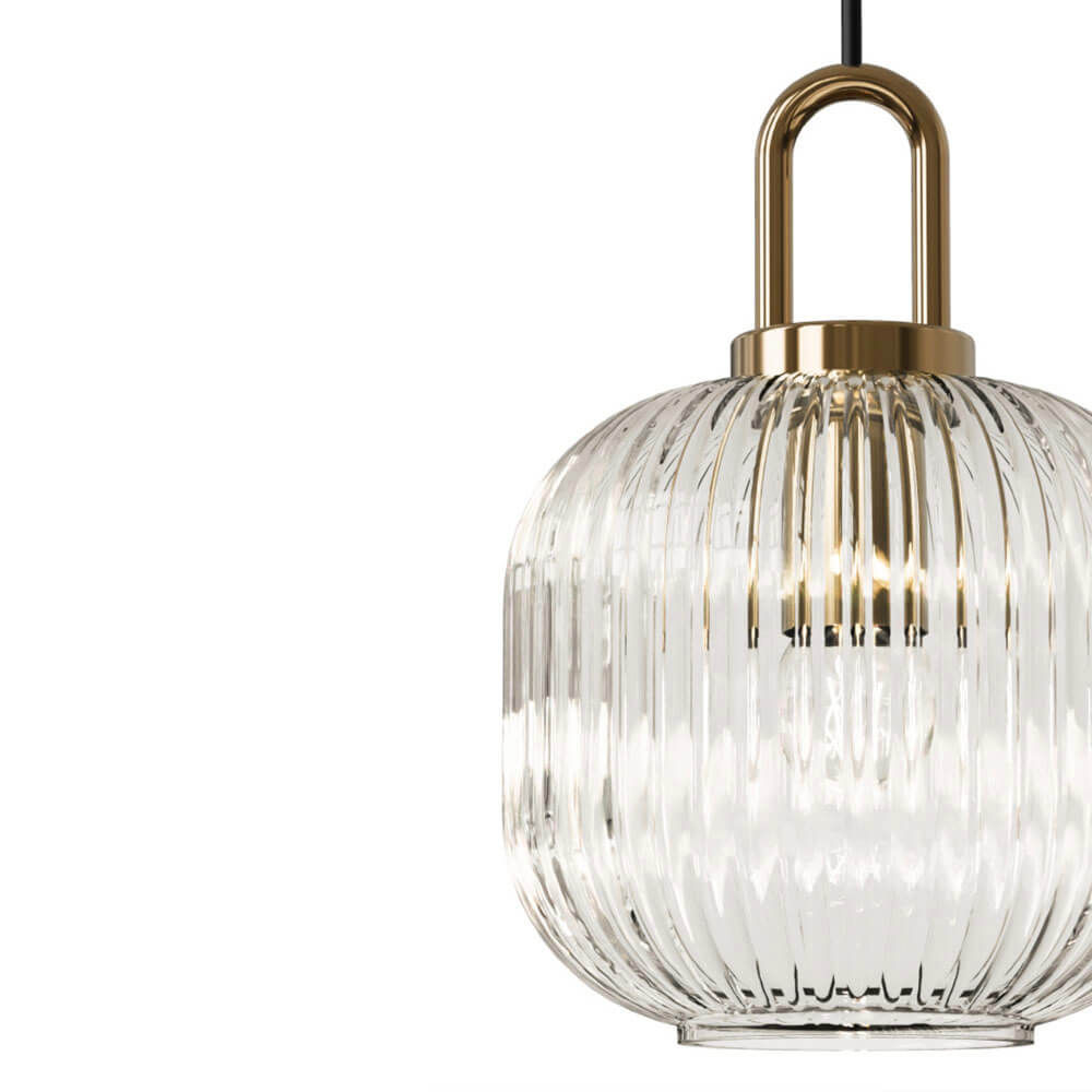 Lumiere Clear Glass Pendant Lights
