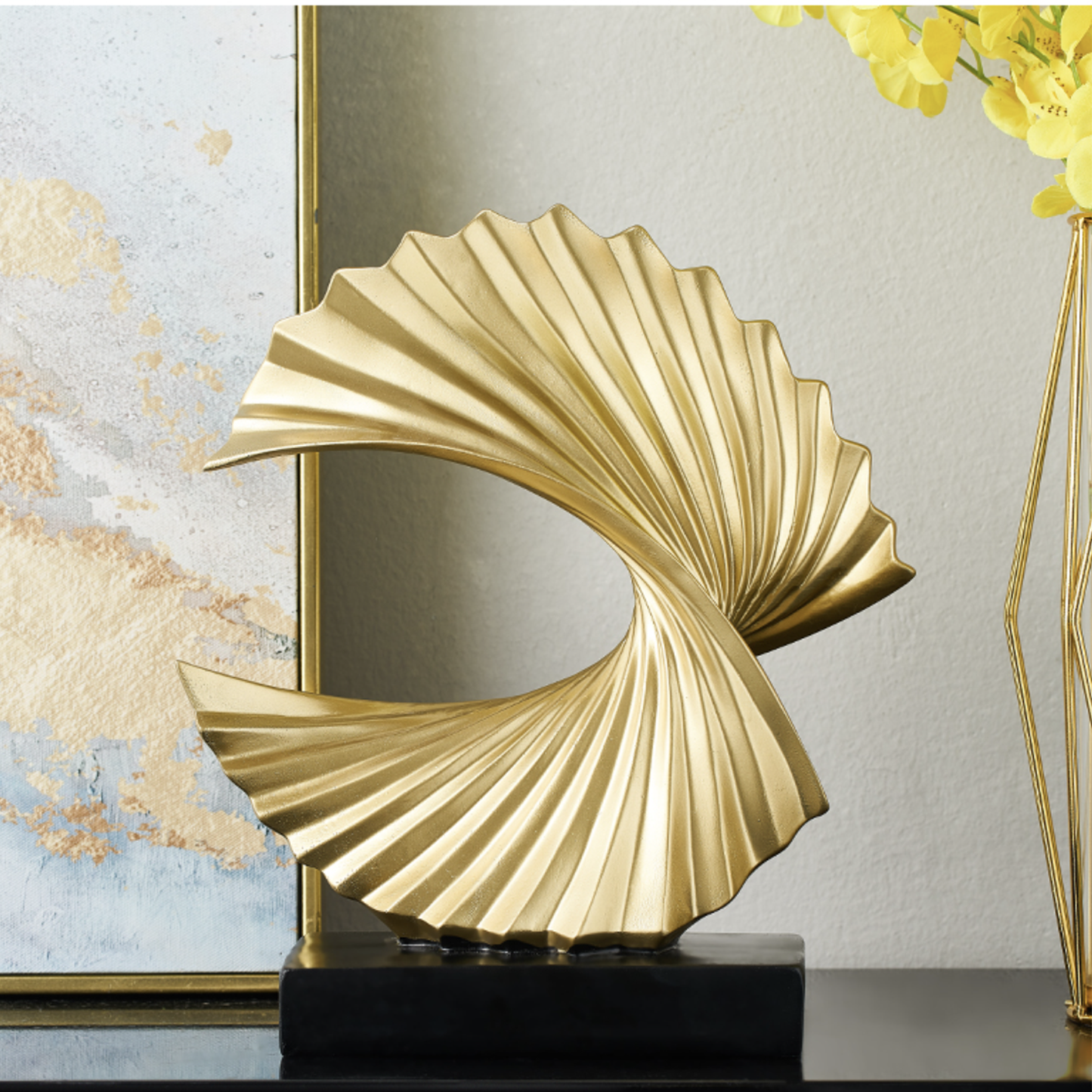 Modern Wave Sculptures - Jasmine and Jade Interiors