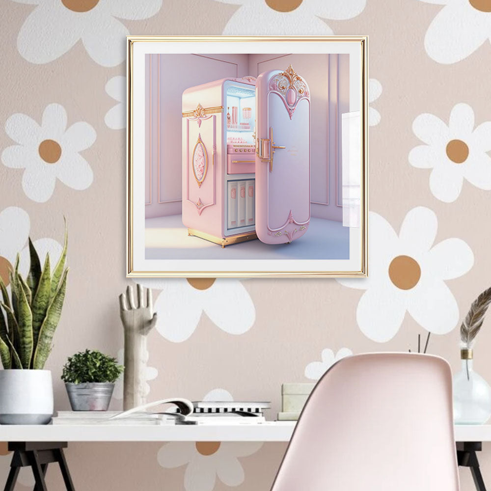 Pastel Refrigerator Art Print