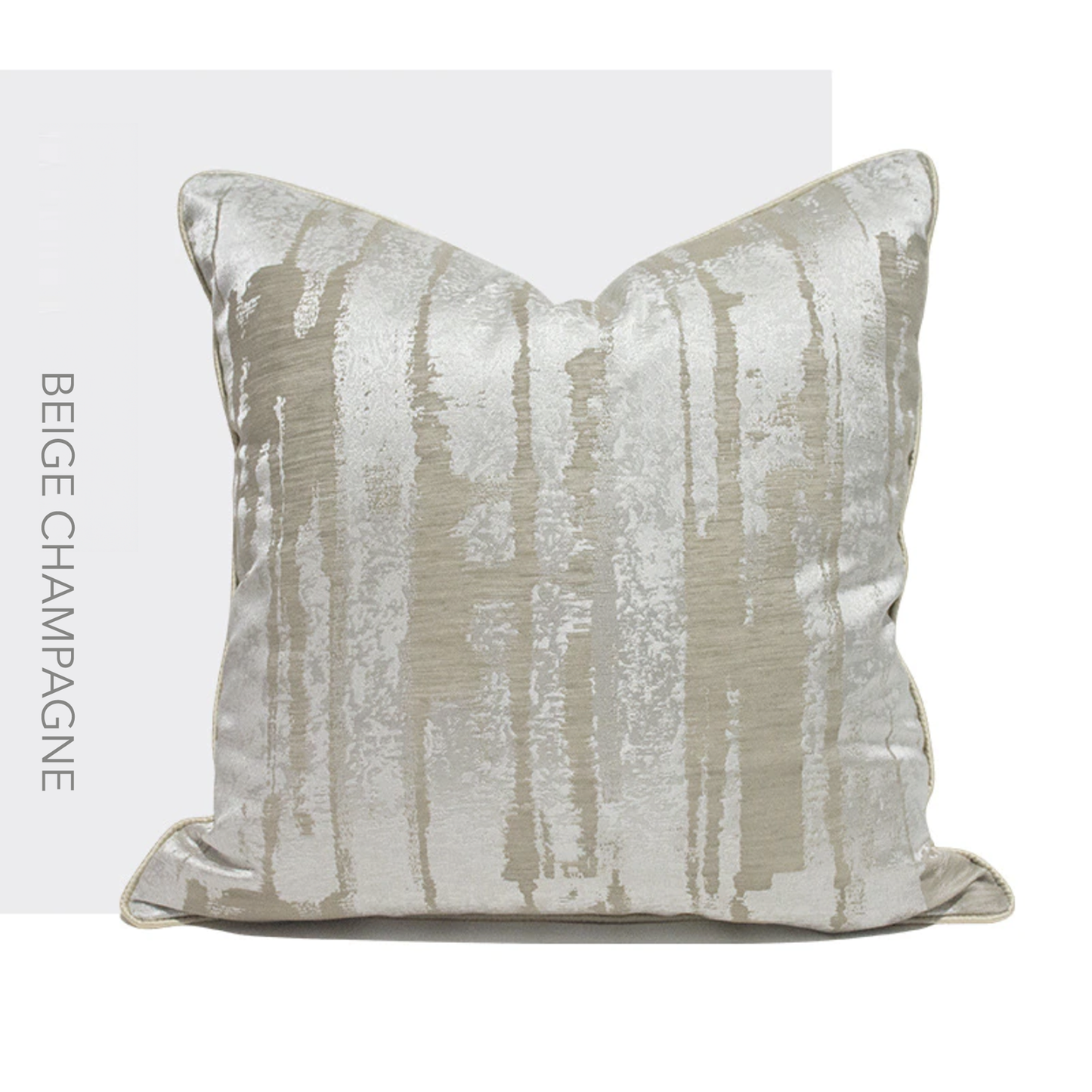 Champagne Beige Cushion - 45 x 45cm or 50 x 50cm - Jasmine and Jade Interiors