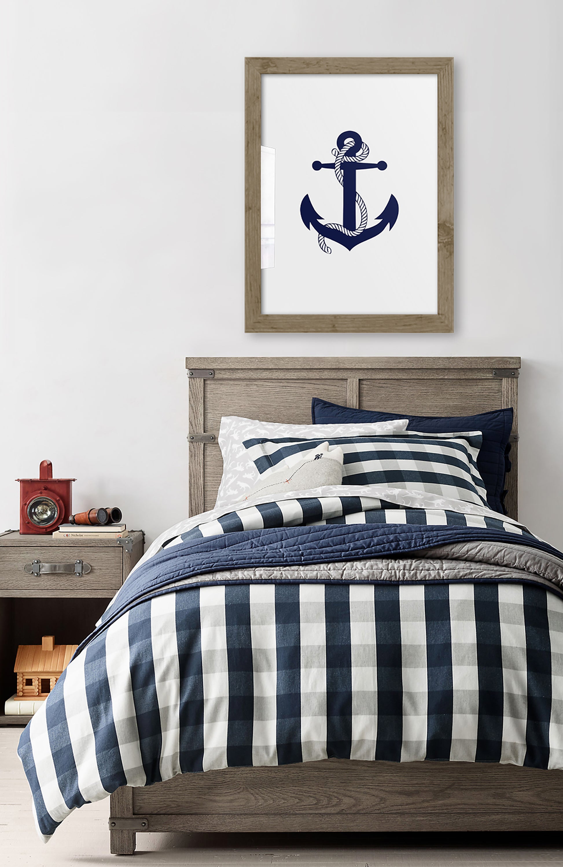 Ship Anchor Art Print - Jasmine and Jade Interiors