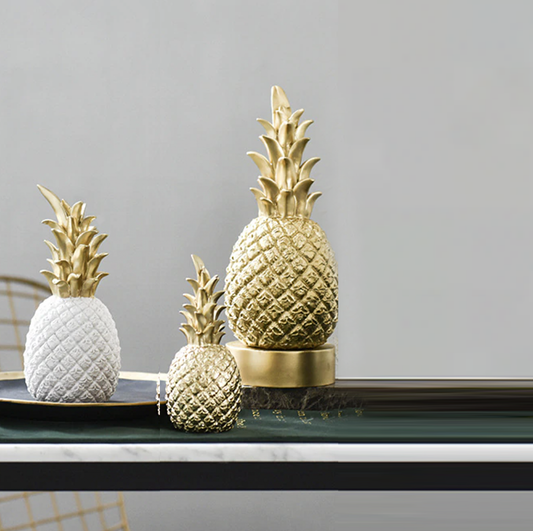 Pineapple Ornaments - 3 Colours - Jasmine and Jade Interiors