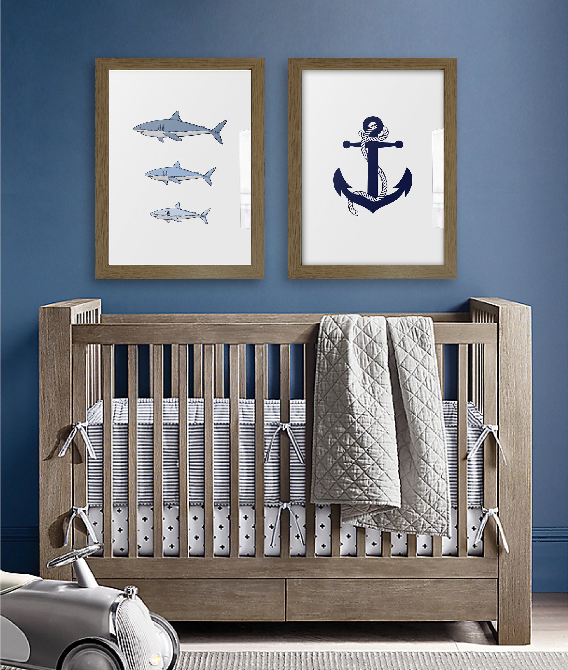 Ship Anchor Art Print - Jasmine and Jade Interiors