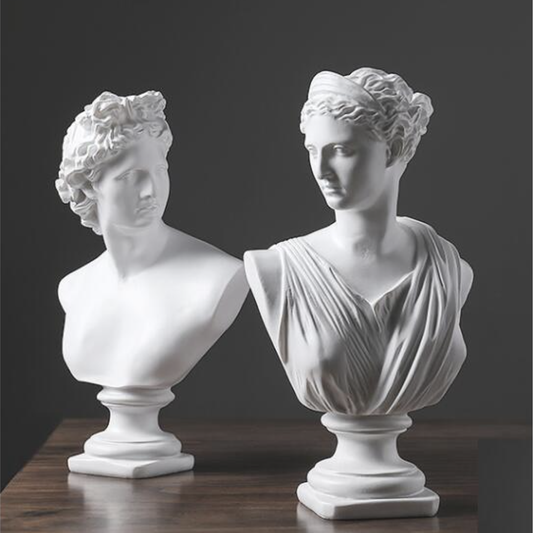 Greek Venus & David Statues - Jasmine and Jade Interiors