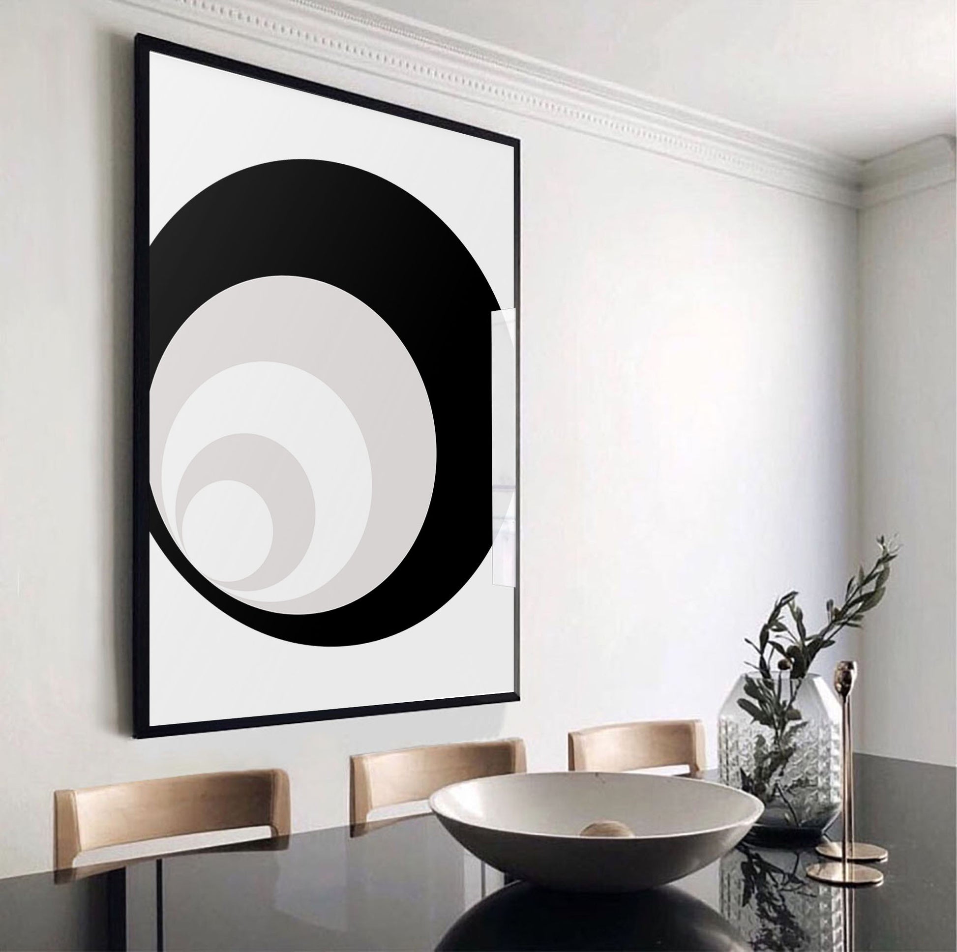 Concentric Circles Art Print - Jasmine and Jade Interiors