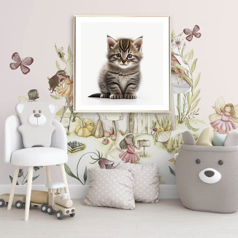 Cute Kitten (A) Art Print
