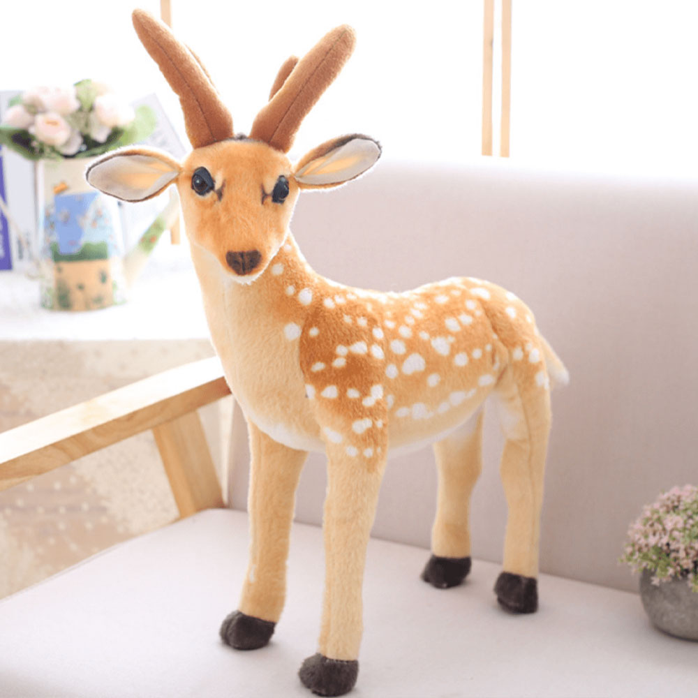 Realistic Plush Toy Reindeer