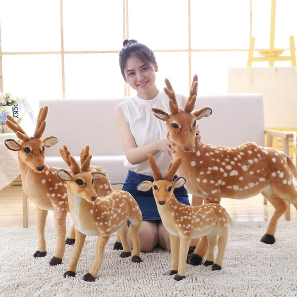 Realistic Plush Toy Reindeer