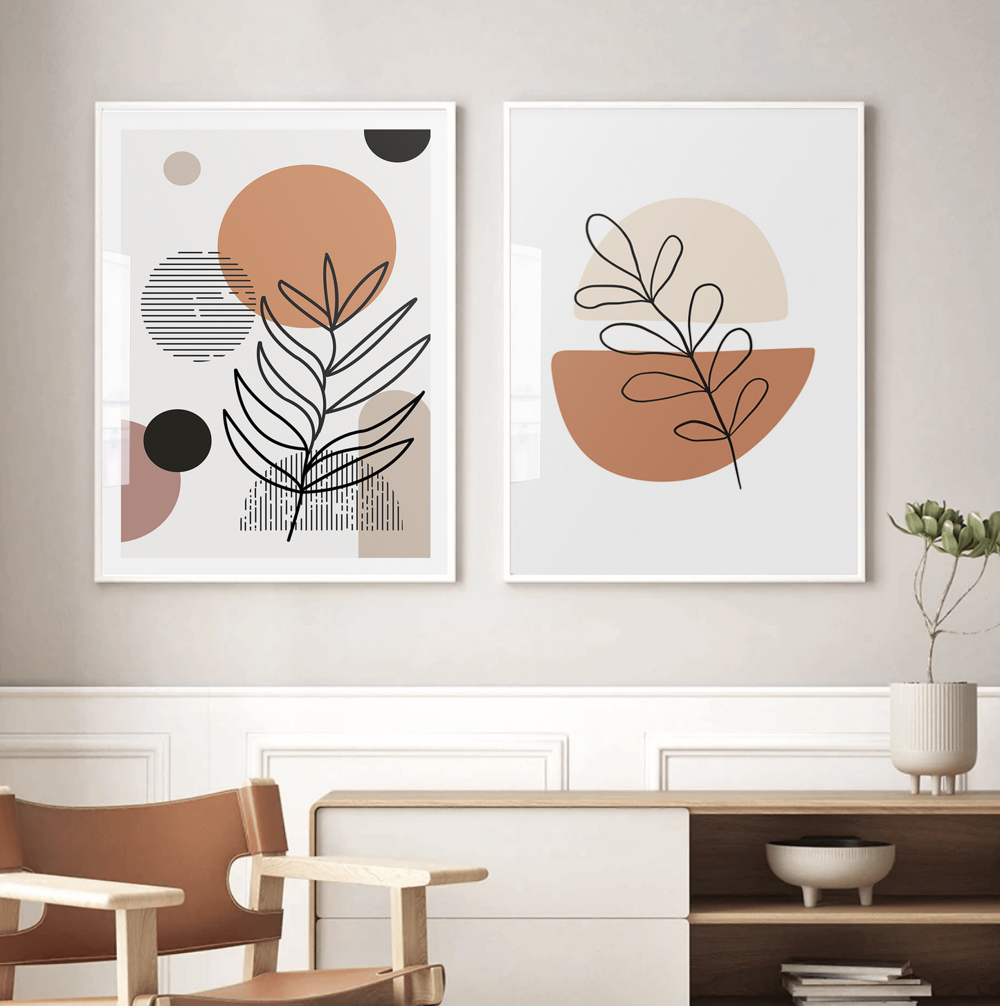 Burnt Abstract Art Print