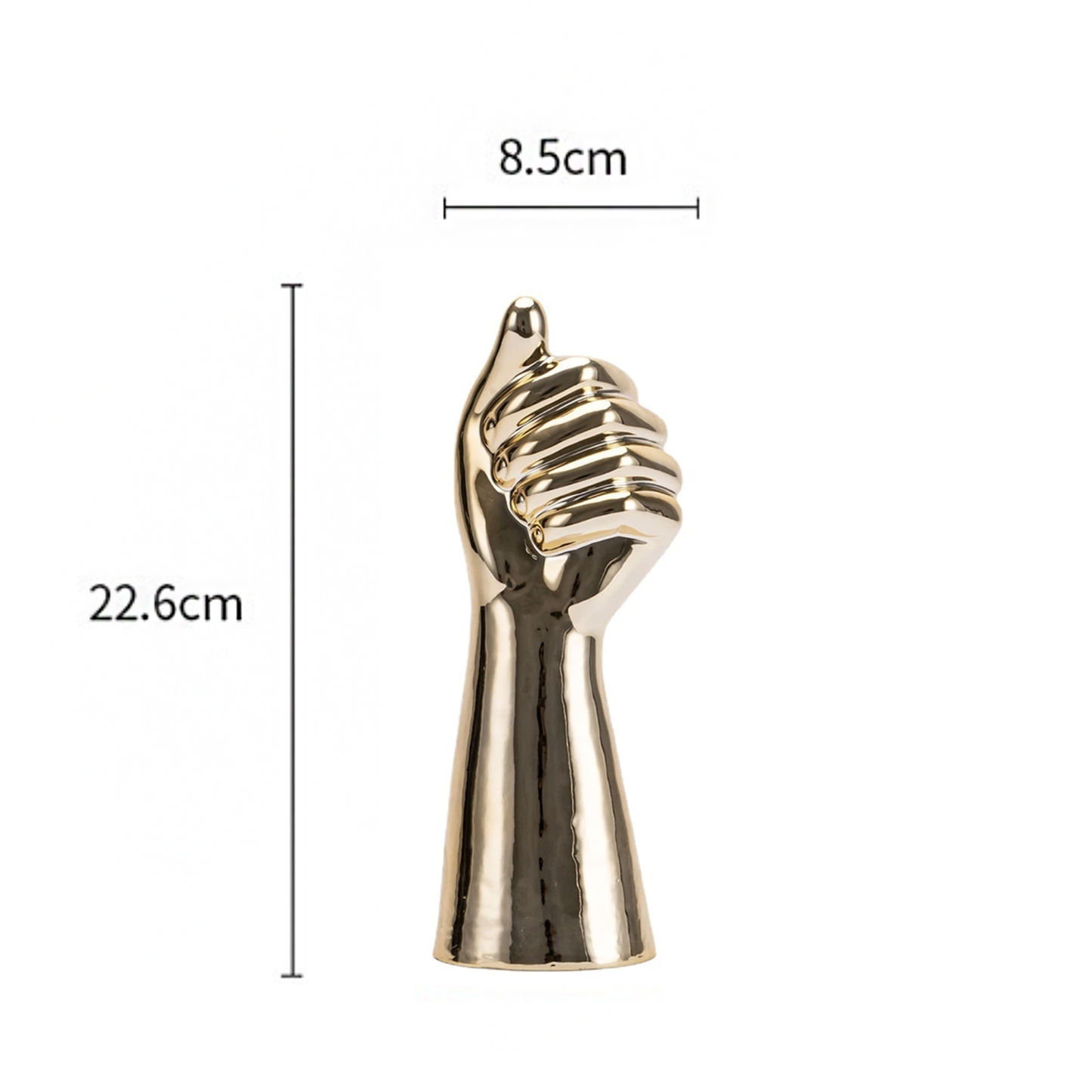 Electroplated Hand Vases - 2 Colours - Jasmine and Jade Interiors