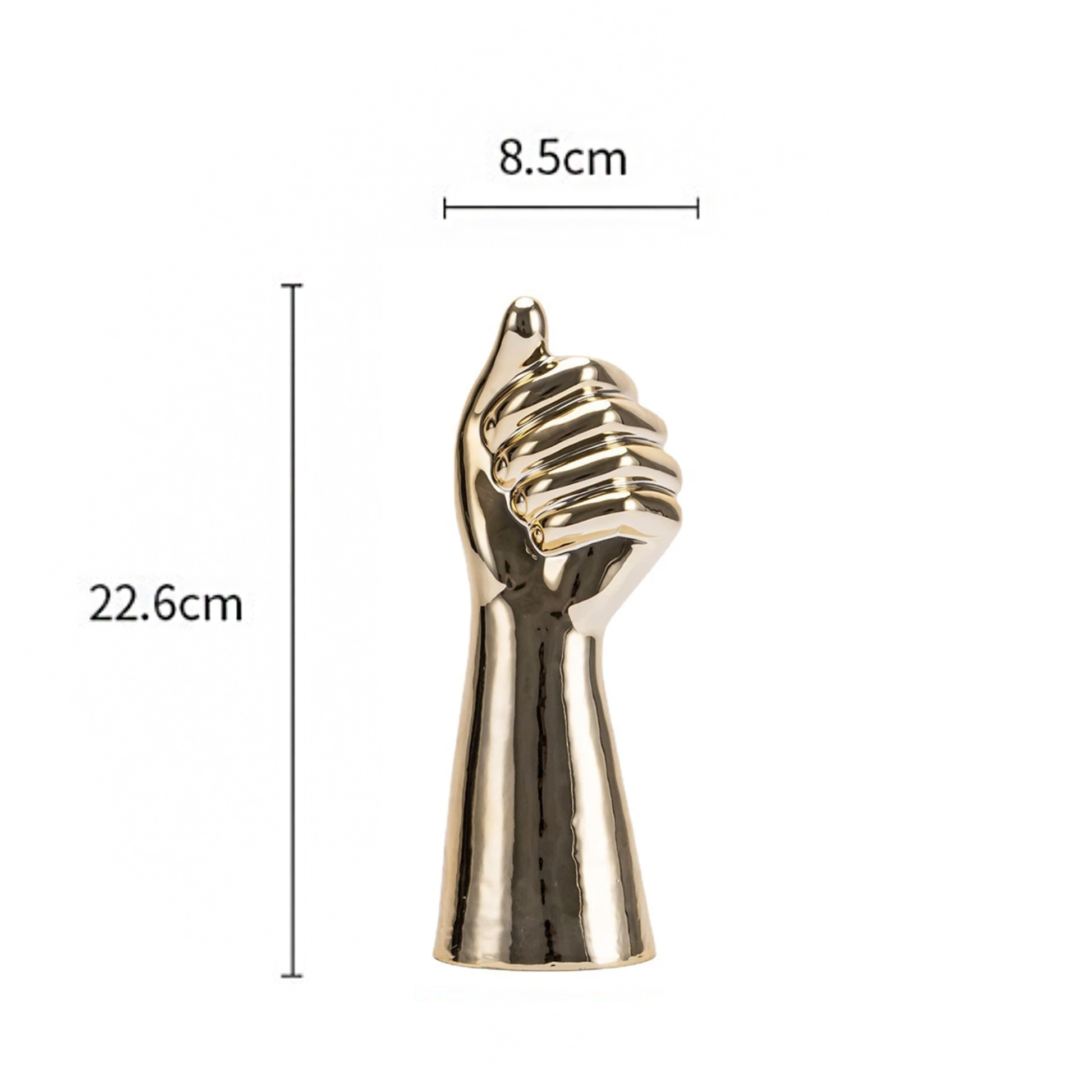 Electroplated Hand Vases - 2 Colours - Jasmine and Jade Interiors