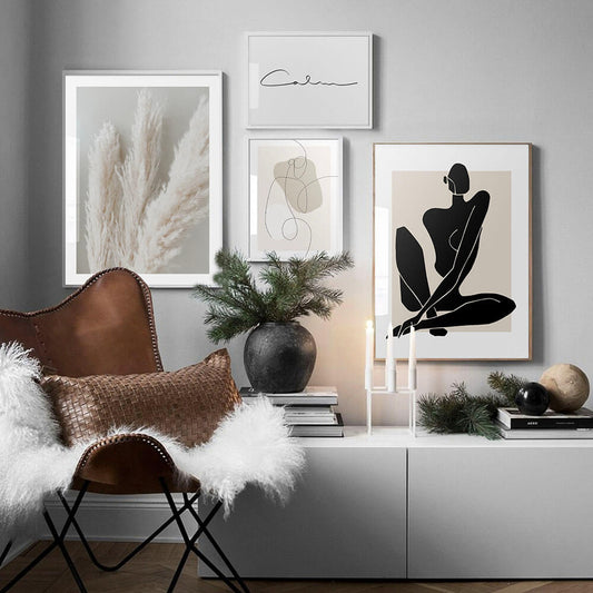 Fluffy Pampas Grass Art Print