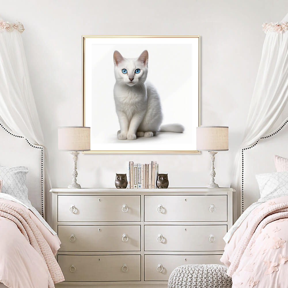 Cute Kitten (B) Art Print