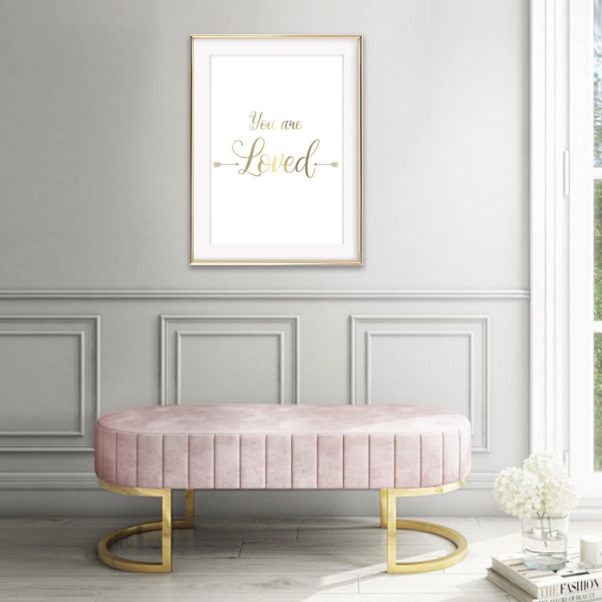 You are Loved Art Print - Jasmine and Jade Interiors