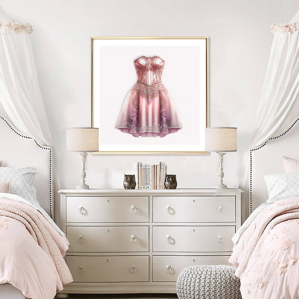 Princess Dress Art Print
