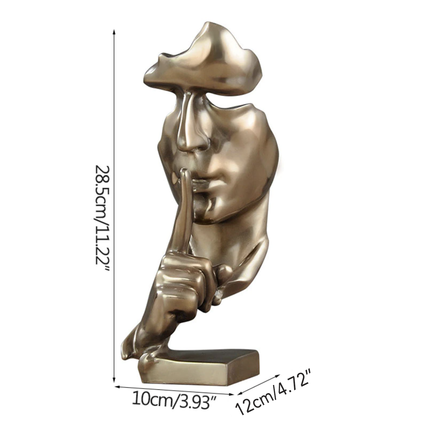 Modern Silence Statues - Jasmine and Jade Interiors