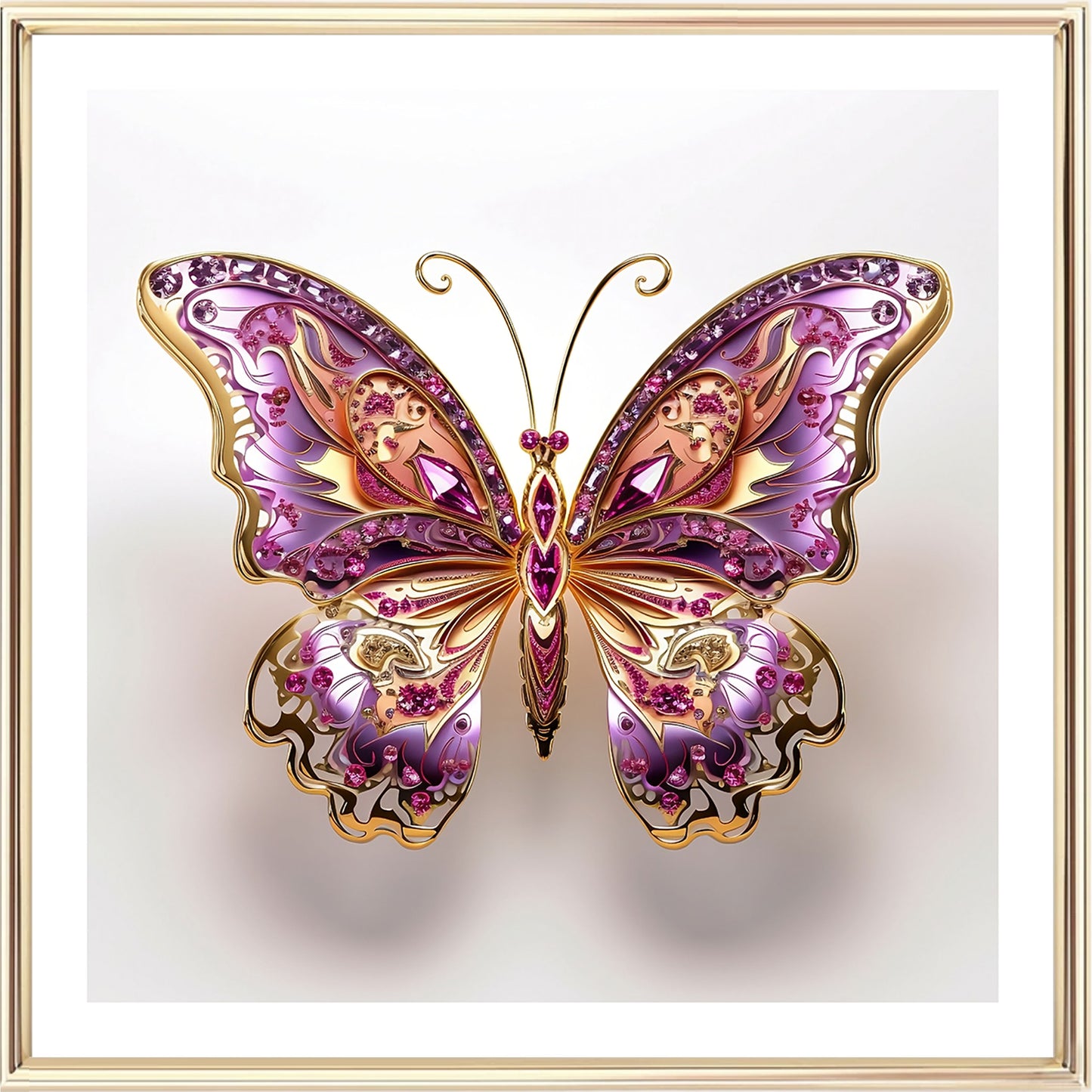 Crystal Butterfly Art Print