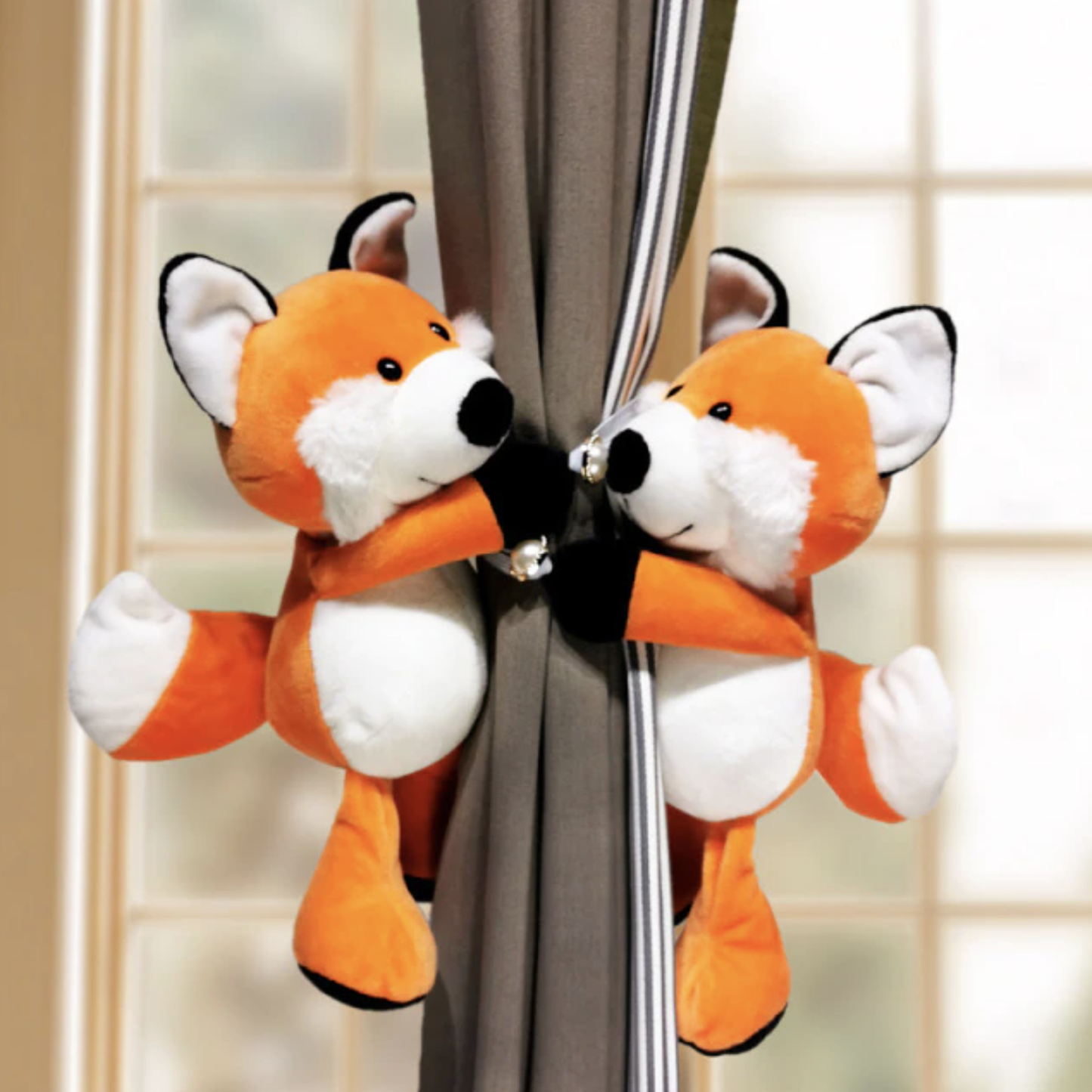 Plush Animal Curtain Tiebacks (Pair) - 8 Styles