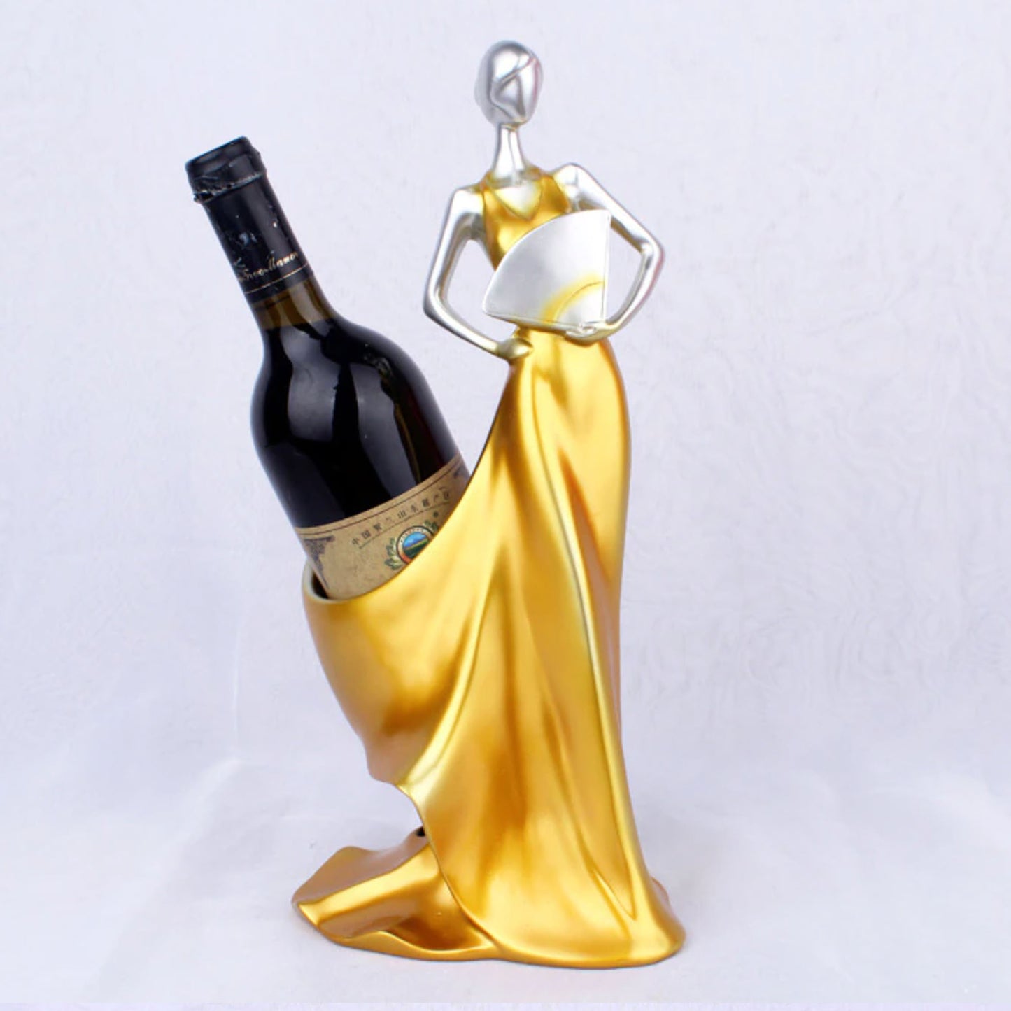 Luxury Lady Wine Bottle Holder - 4 Colours - Jasmine and Jade Interiors