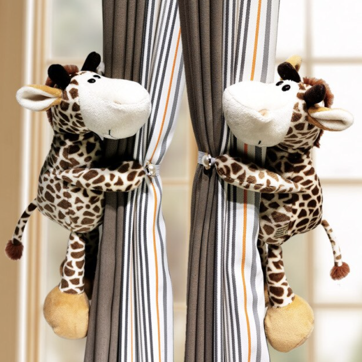 Plush Animal Curtain Tiebacks (Pair) - 8 Styles
