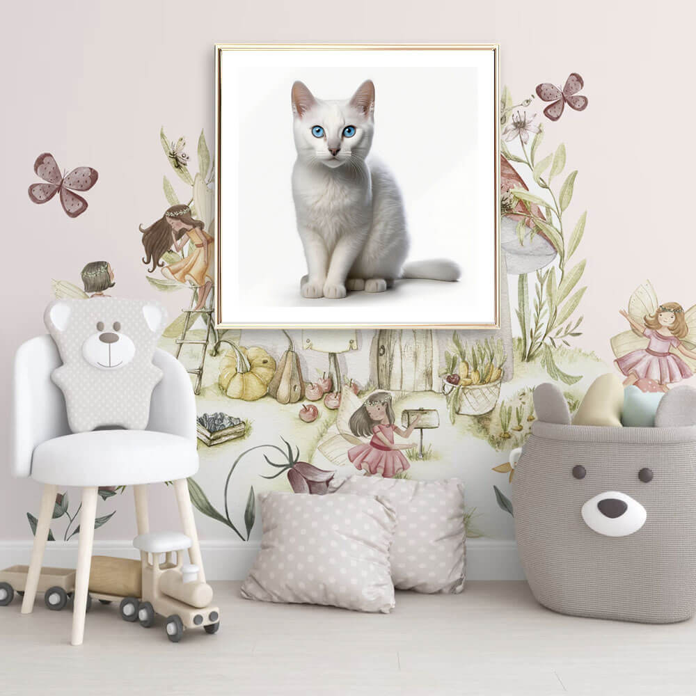 Cute Kitten (B) Art Print
